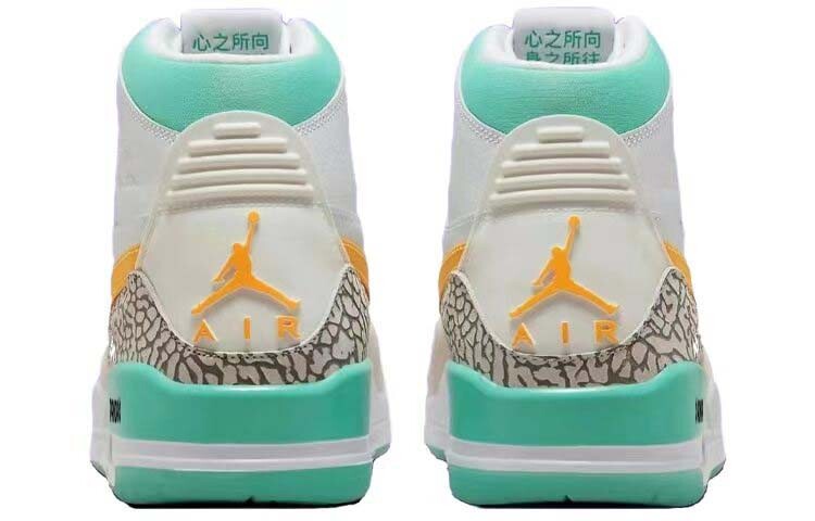 Мужские баскетбольные кроссовки Jordan Legacy 312 Vintage, Green — фото 4