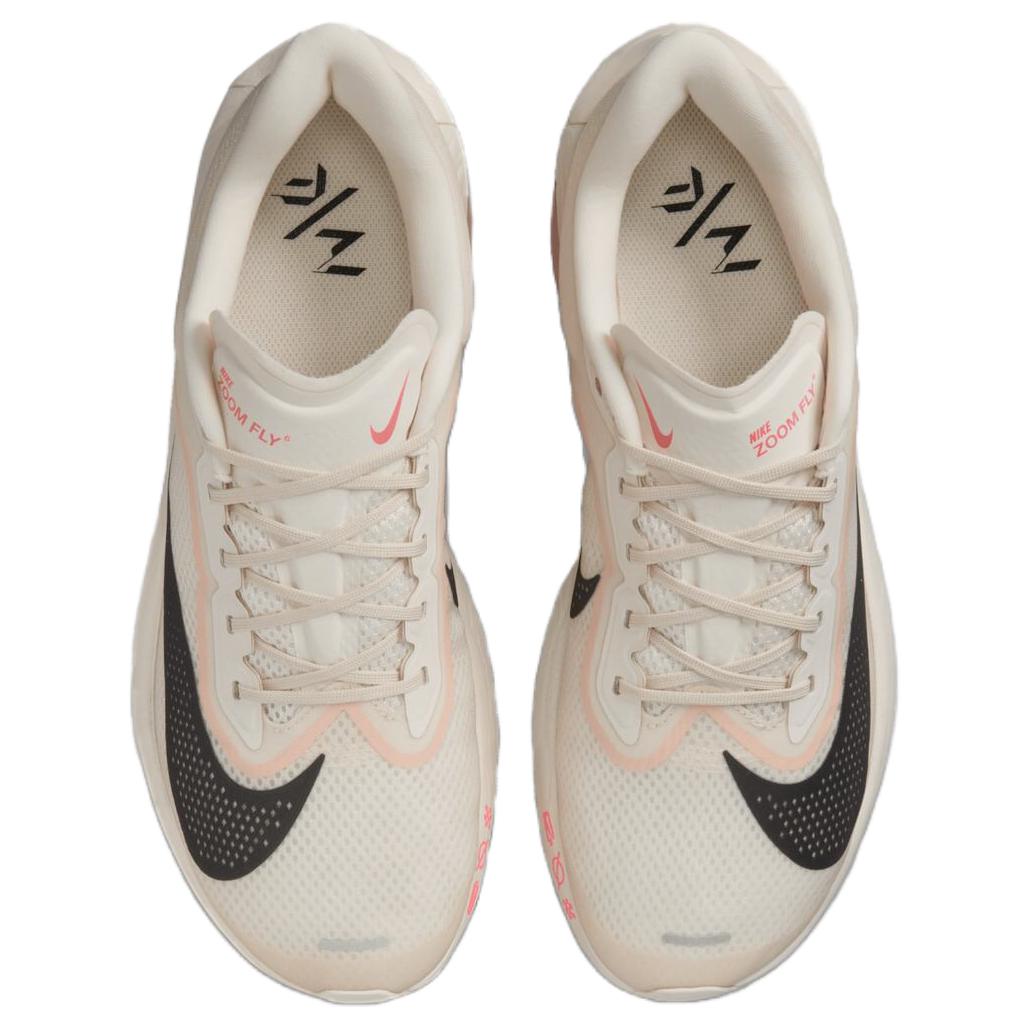 Nike Zoom Fly 6 Бледно-бежевый с малиновым оттенком, Бежево-черный — фото 4