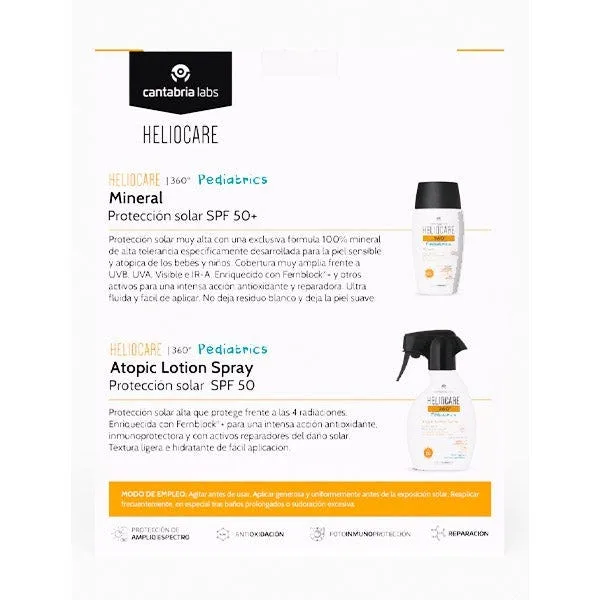 Солнцезащитный крем для детей HELIOCARE Pack 360 Pediatrics SPF50+ 1 шт — фото 2