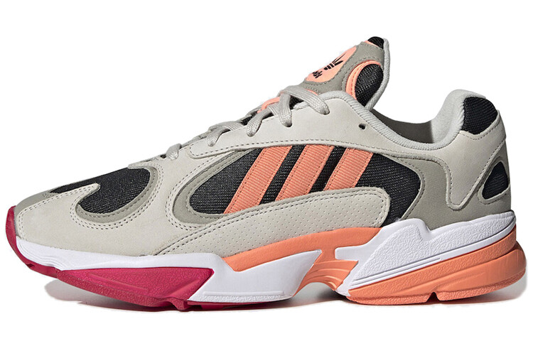 

Кроссовки Adidas Originals Yung-1 Chunky Unisex, серый/розовый/черный