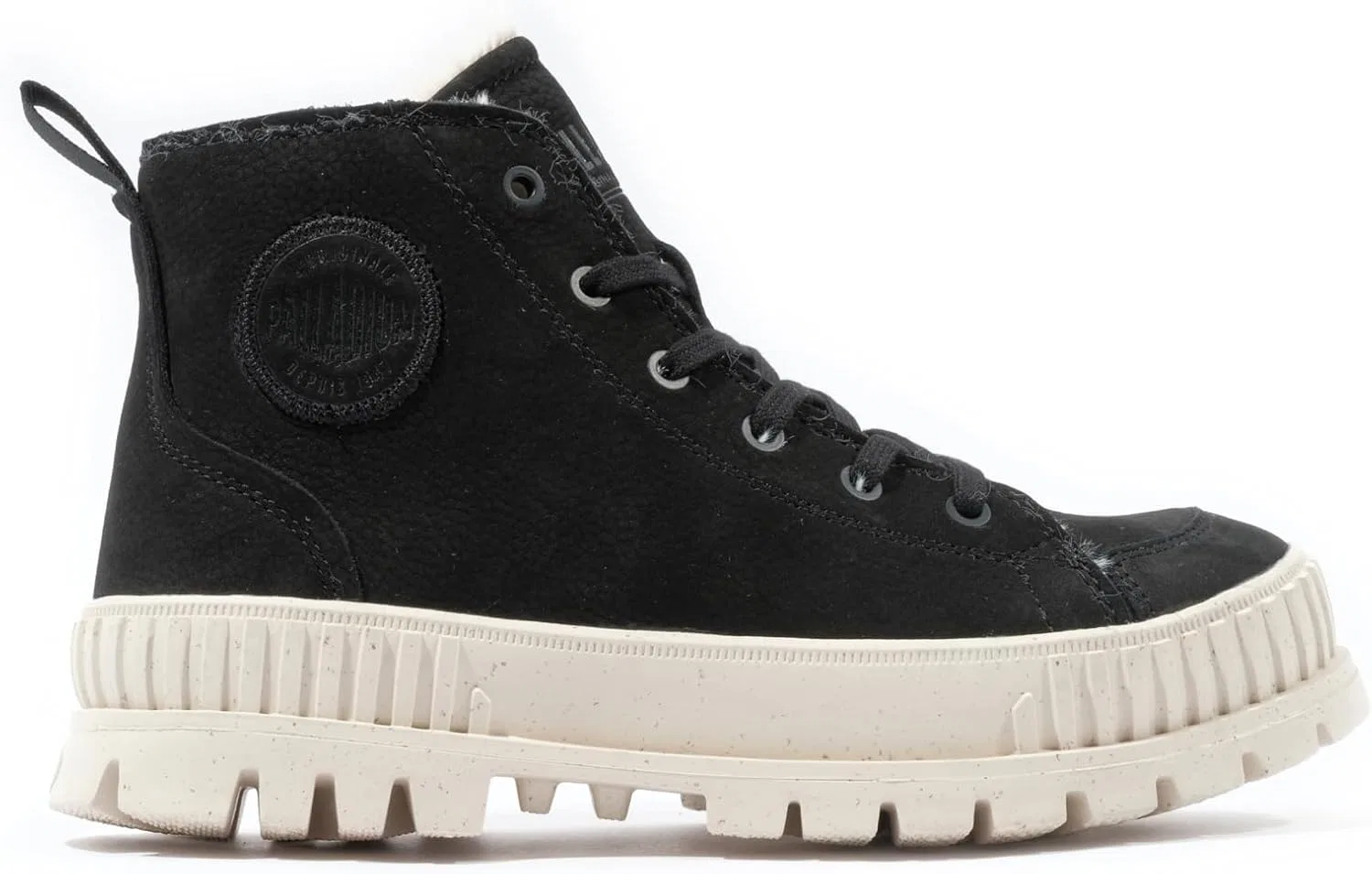 Теплые женские ботинки Palladium Pallashock на молнии, Black