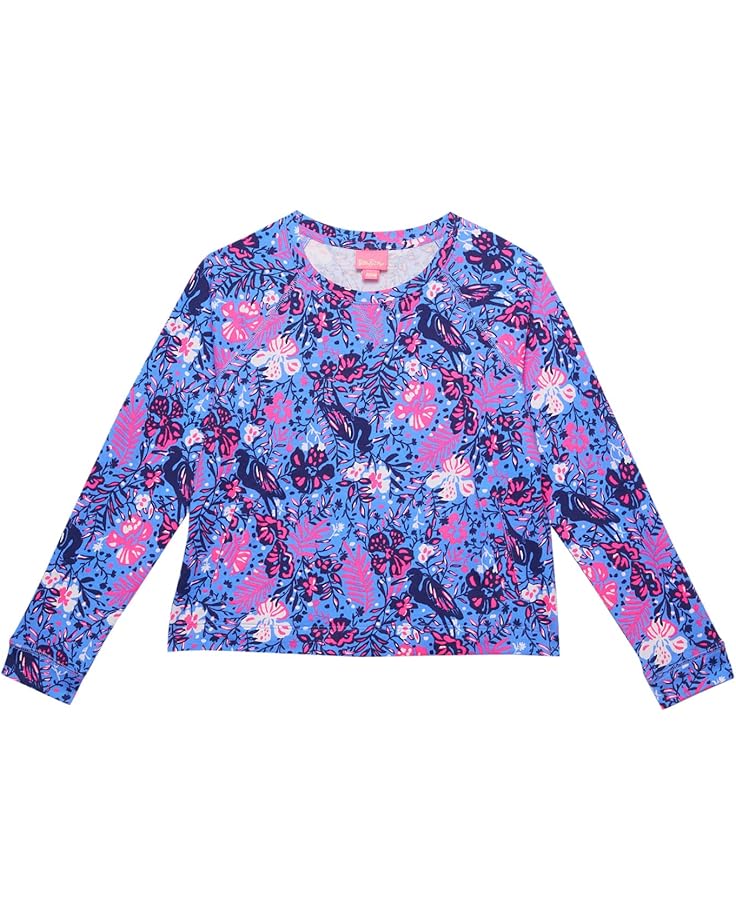 

Пуловер Lilly Pulitzer Kids Mini Emmaline Pullover, цвет Boca Blue Birds Eye View