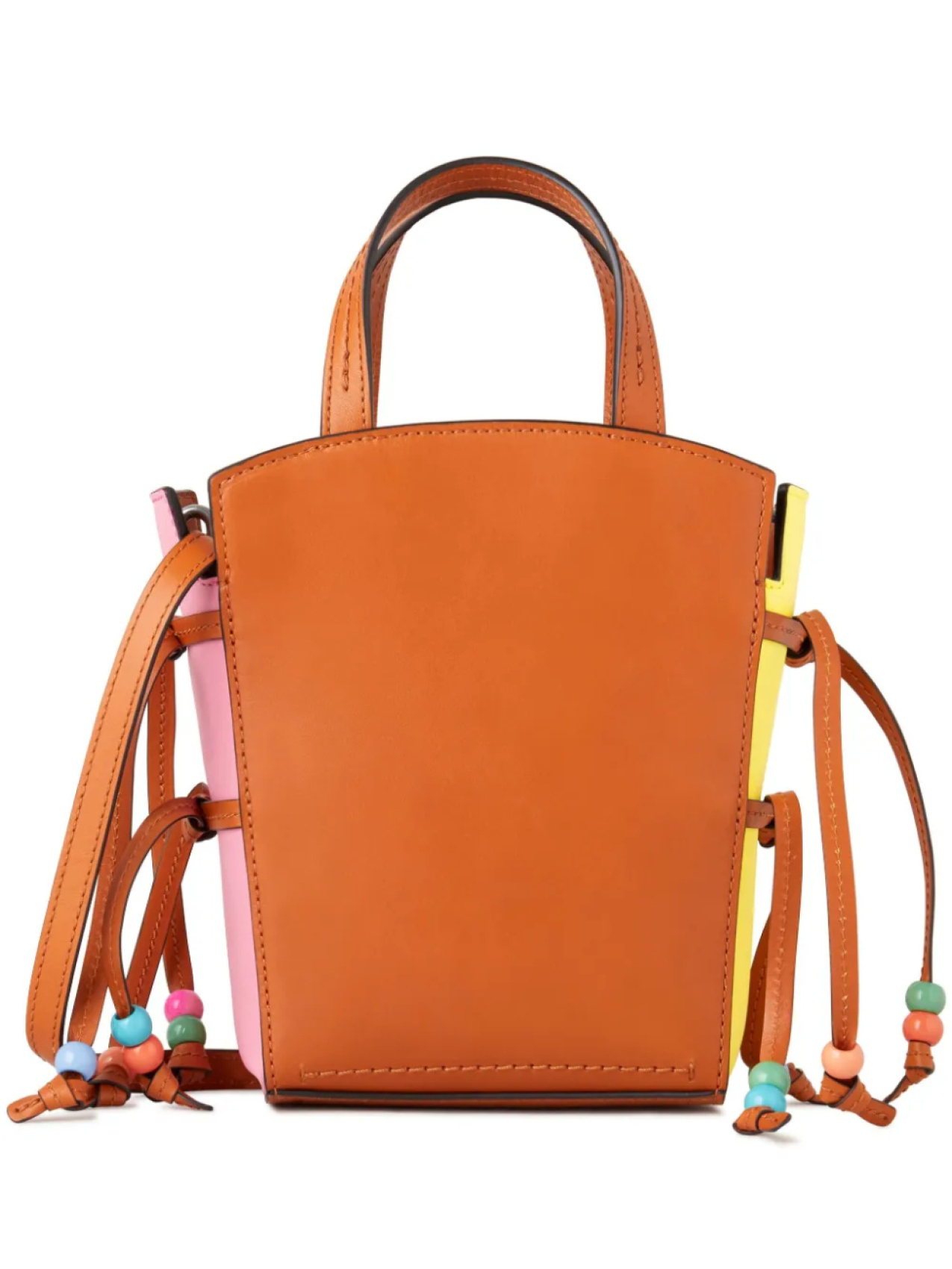 

Mulberry сумка-тоут Clovelly размера мини из коллаборации с Mira Mikati, оранжевый