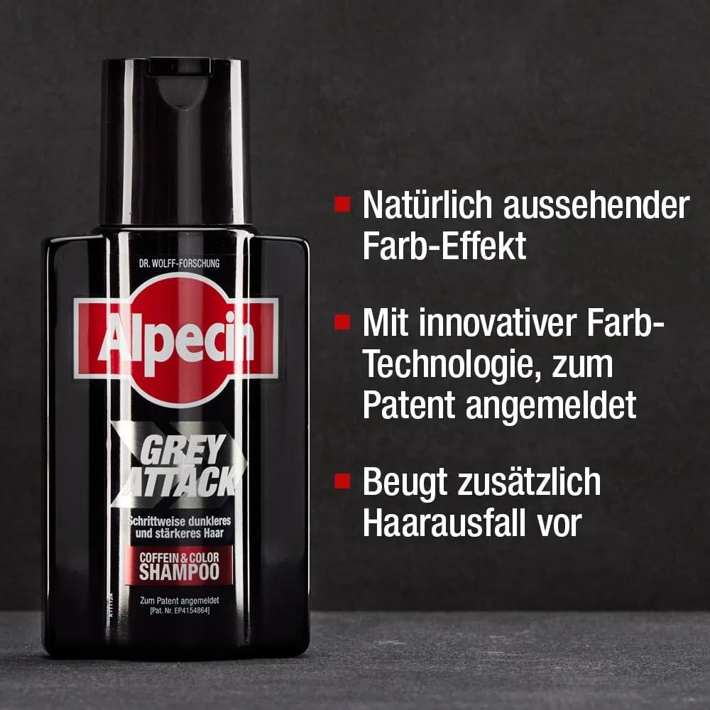 Шампунь для волос «Grey Attack Caffeine & Colour» от Alpecin — фото 4