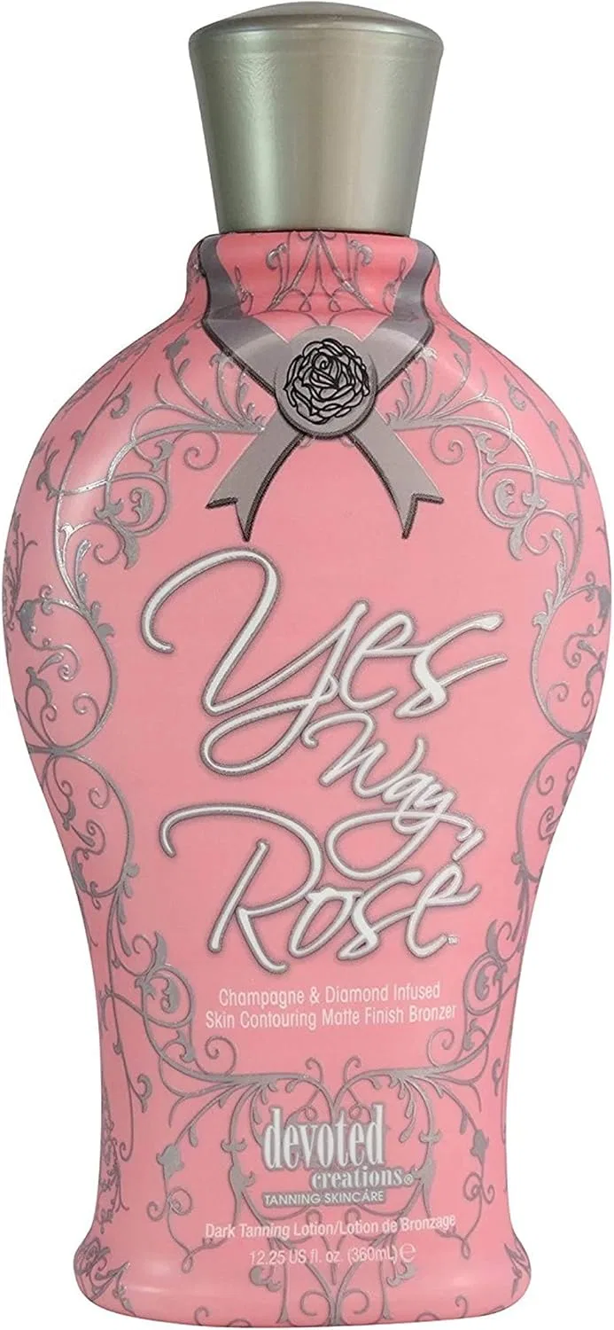 Автозагар матовый с шампанским и алмазной пудрой Devoted Creations Yes Way Rose 12.25 унции