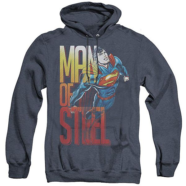 

Толстовка с капюшоном Superman steel flight adult heather Licensed Character
