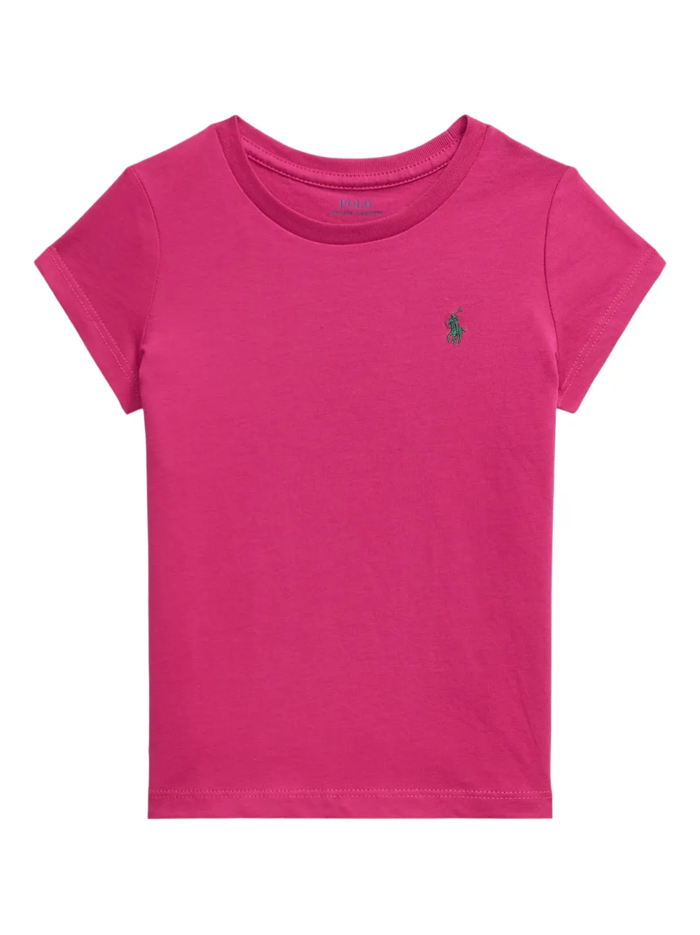 

Футболка с вышивкой POLO RALPH LAUREN KIDS, розовый