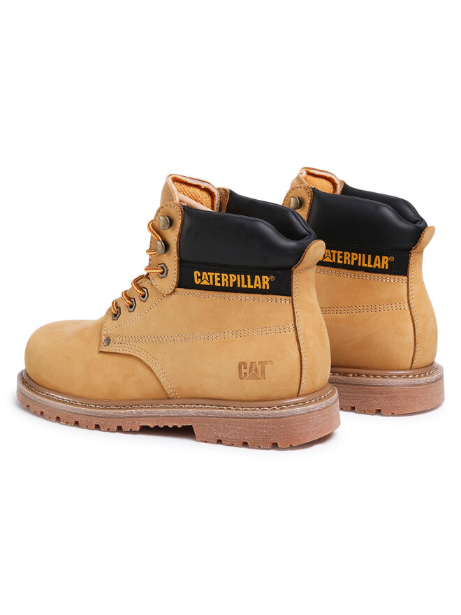 Ботильоны на шнуровке CAT Footwear Powerplant S3 Hro P724626, желтый — фото 3