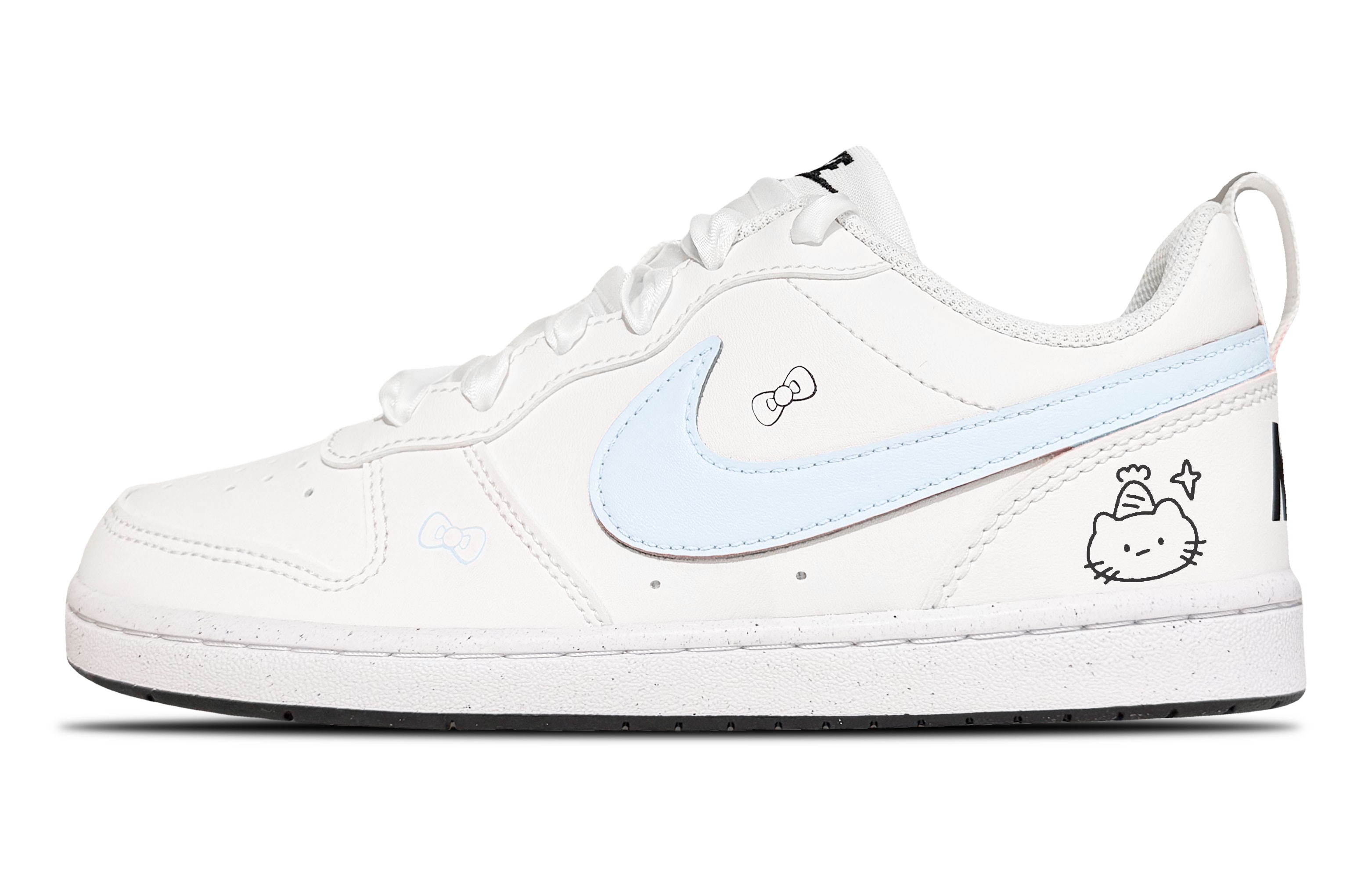 

Nike Кроссовки для скейтбординга Court Borough Low Top синие для подростков