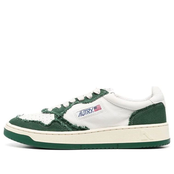 

Кроссовки medalist canvas-panelled 'white green' Autry, белый
