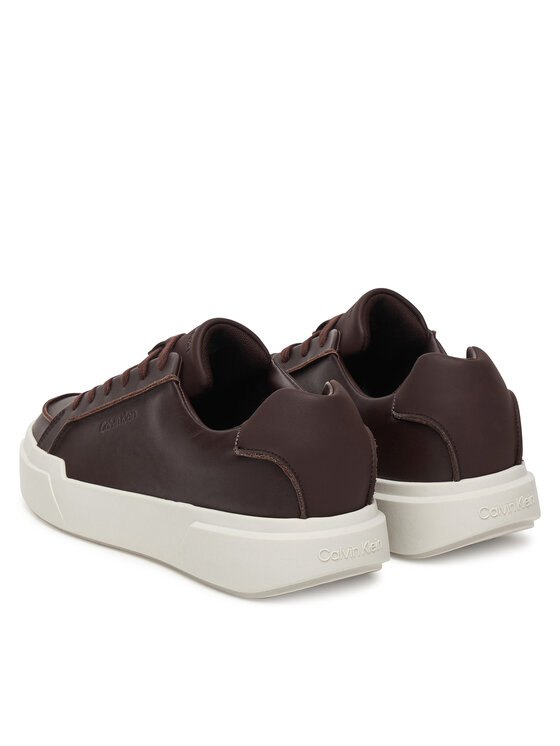 Кроссовки Chunky Cupsole Lace Up Lth Pinch YM0YM01454 Calvin Klein, красный — фото 3