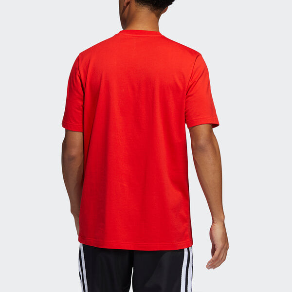 Футболка men's x lego crossover dame ss damian . lillard funny blocks printing basketball sports short sleeve red t-shirt Adidas, красный — фото 3