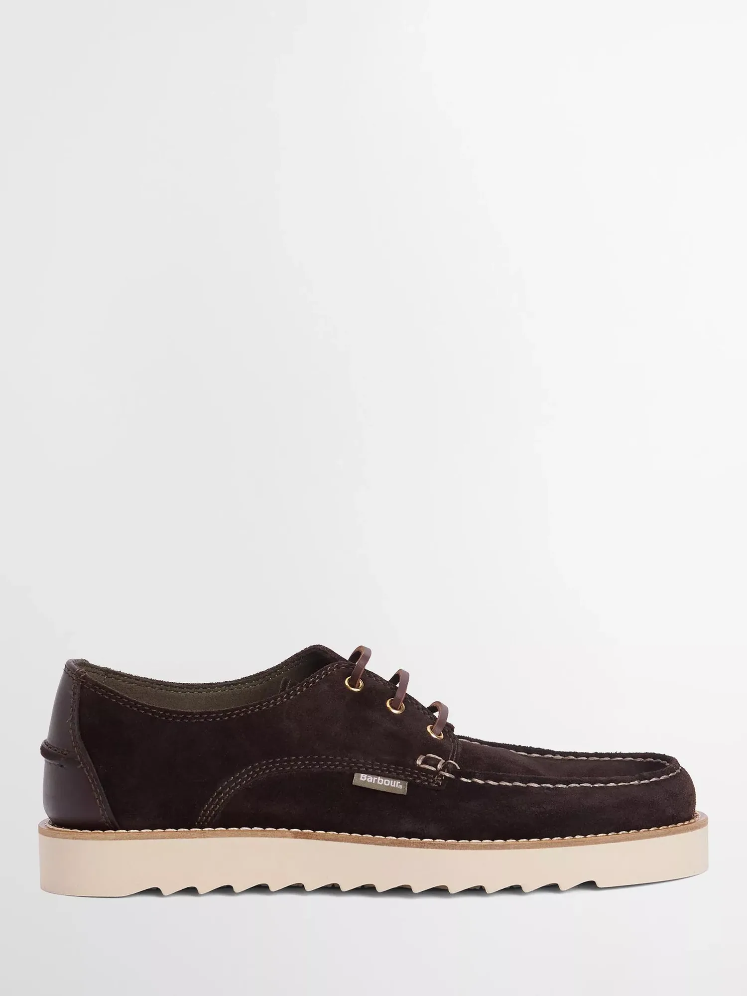 Замшевые туфли-дерби Айдон Barbour, Dark Brown