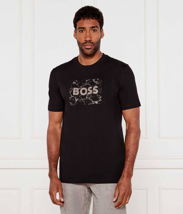

Футболка te_logospace Regular fit Boss Orange, черный