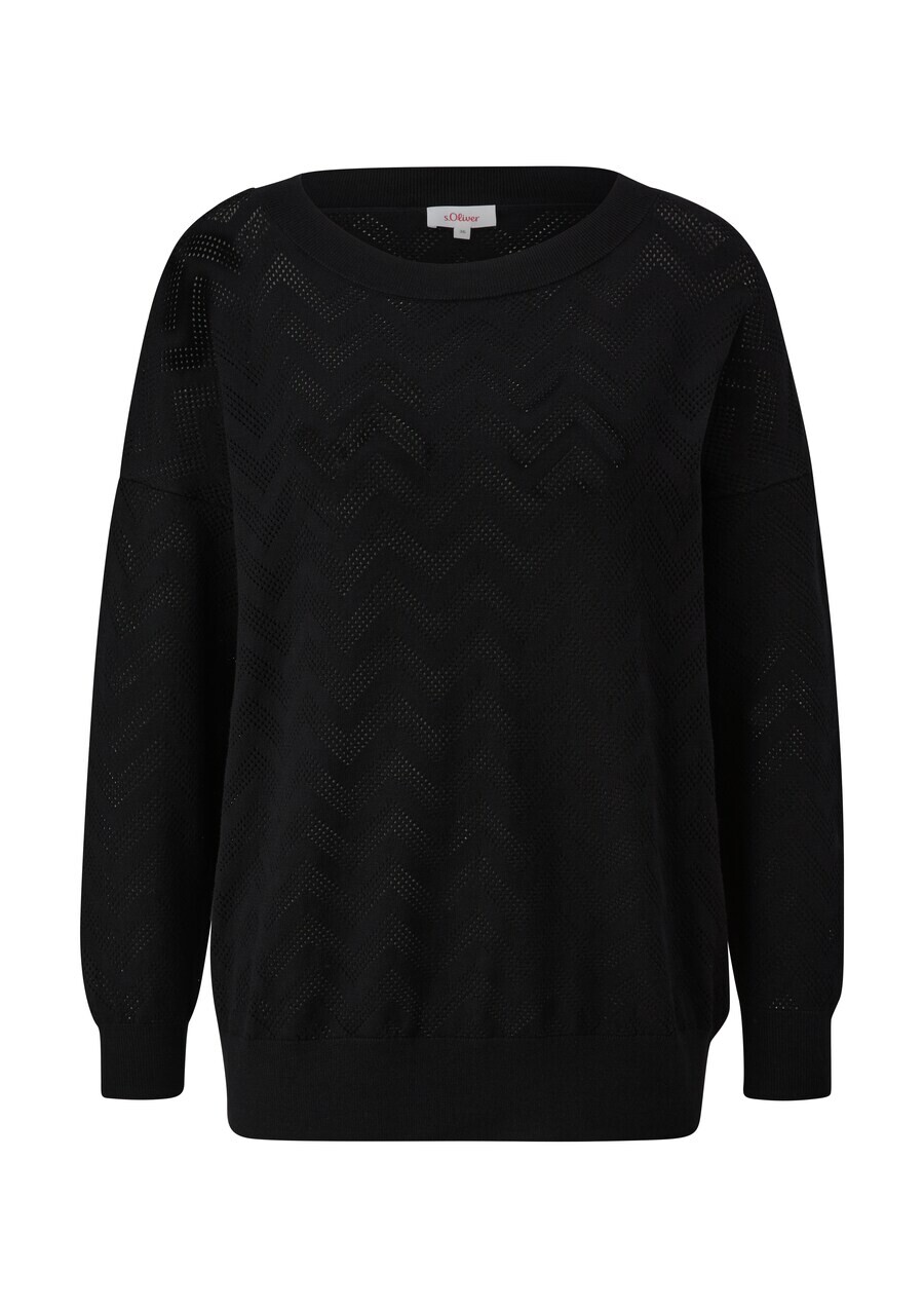 

Свитер s.Oliver Sweater, черный