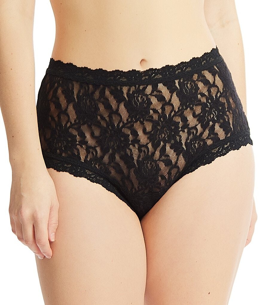 

Шорты для мальчика с кружевом Hanky ​​Panky Signature с высокой посадкой Hanky Panky, черный