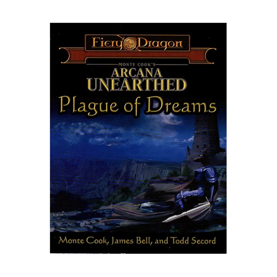 

Plague of Dreams, Arcana Unearthed (Fiery Dragon Productions) (d20), мягкая обложка