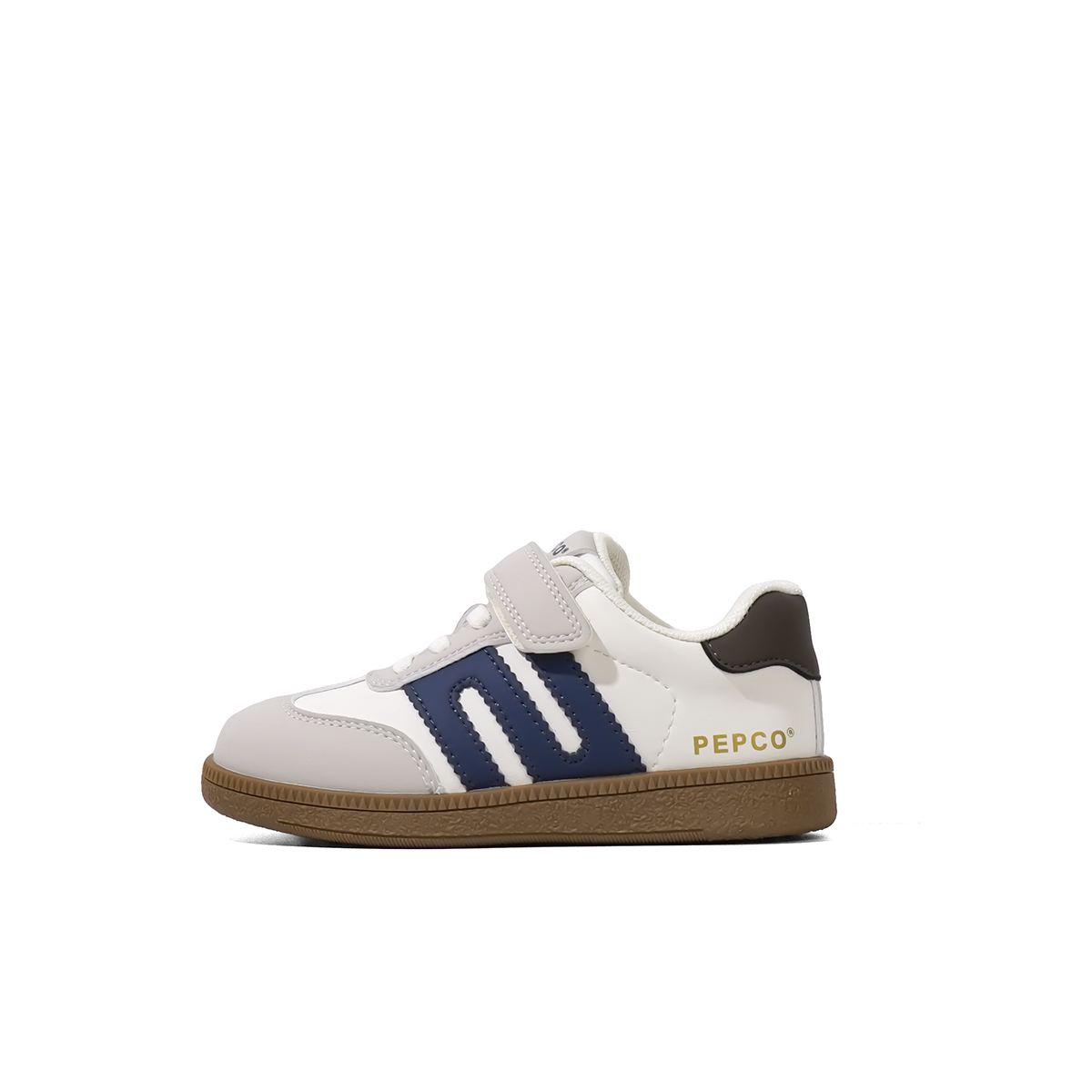 

Нескользящие и износостойкие дышащие низкие детские кроссовки для скейтбординга Banner the Piggy, бежевый/синий