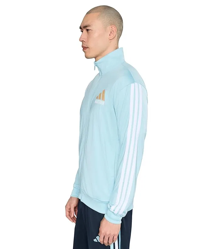 Куртка-ветровка Adidas Argentina OLP Track Top, Icey Blue — фото 3