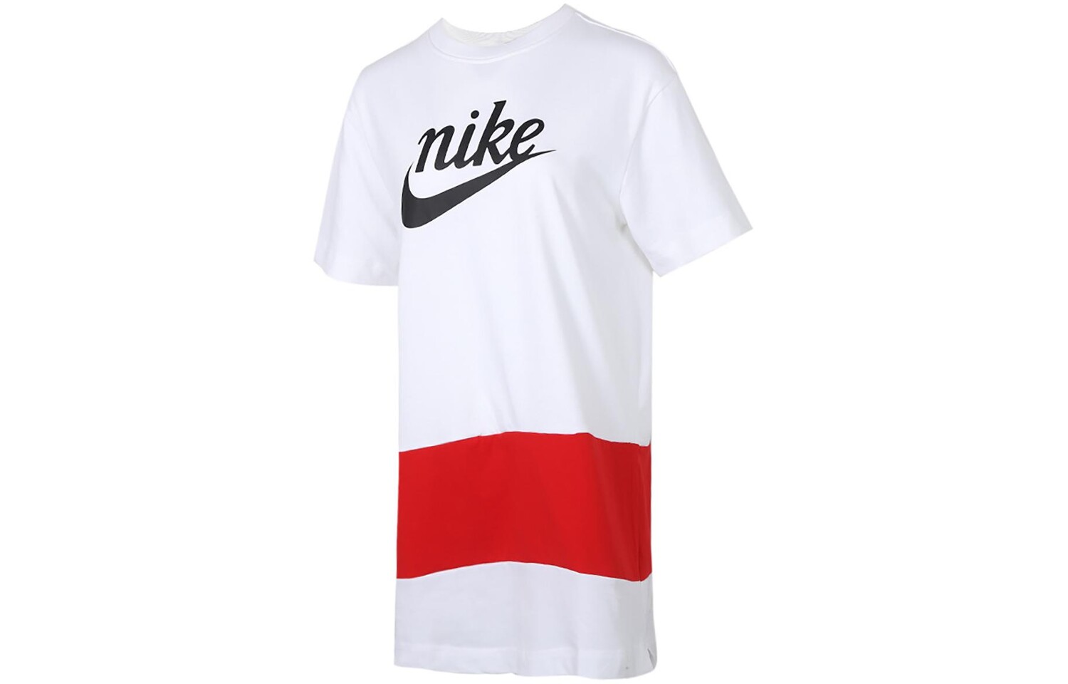 

Платье с короткими рукавами женское белое/красное Nike