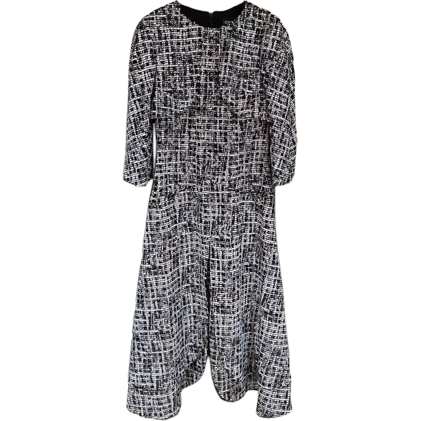 

Женское платье с коротким рукавом 19k CHANEL, белый