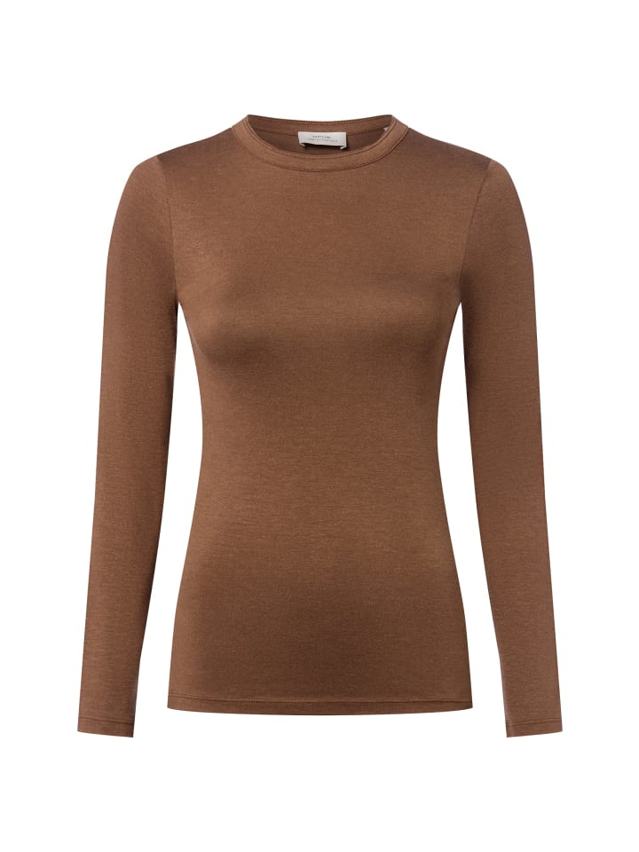 

OPUS Футболка с длинными рукавами Sifa, бежевого цвета