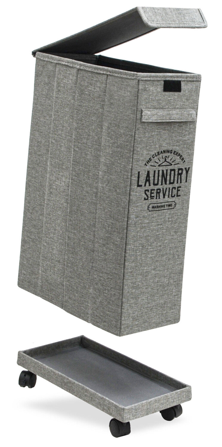 

Корзина для белья Dunedesign, 66x21,5 см, серый