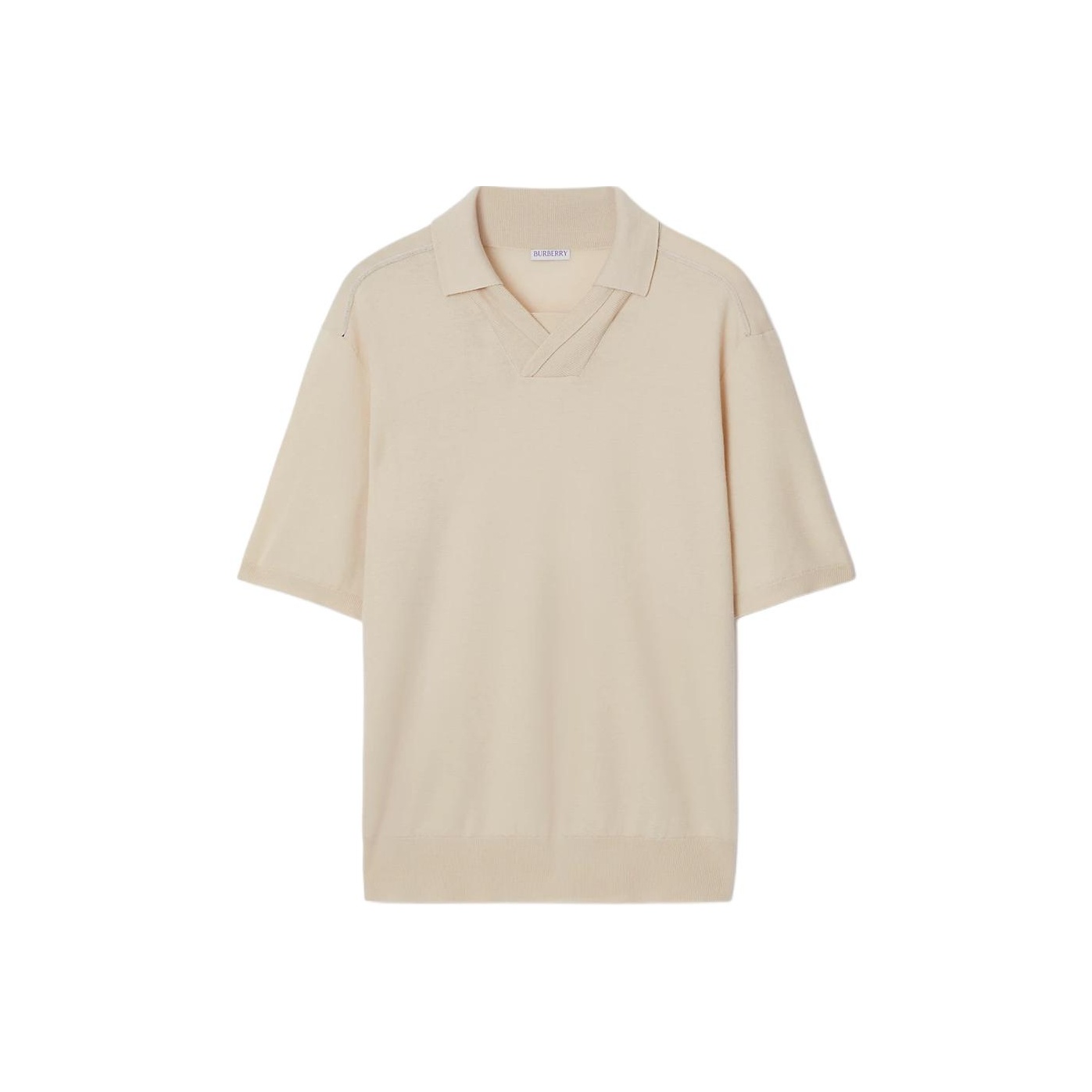 

V-образный вырез шерстяная поло Burberry, белый