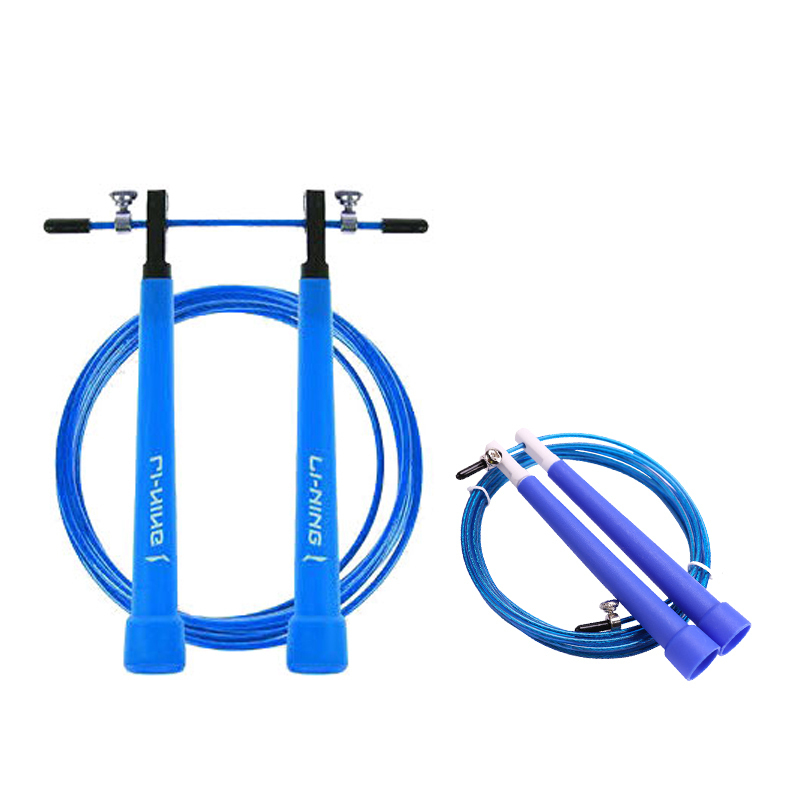 

Профессиональная гоночная скакалка для взрослых steel wire+pvc трос+pp контроллер длина шнура 3м LINING, синий