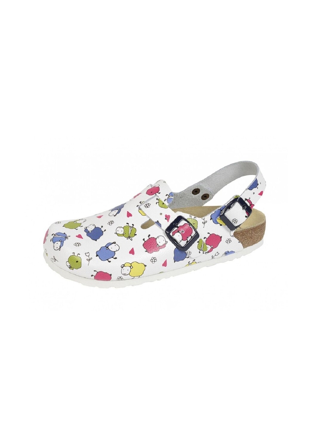 Органические сабо/лабораторная обувь для здоровья Schuhmode Weeger, цвет Schafe