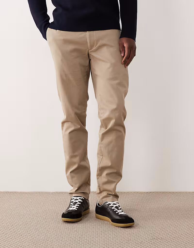 

Узкие брюки Barna светло-бежевого цвета Mango