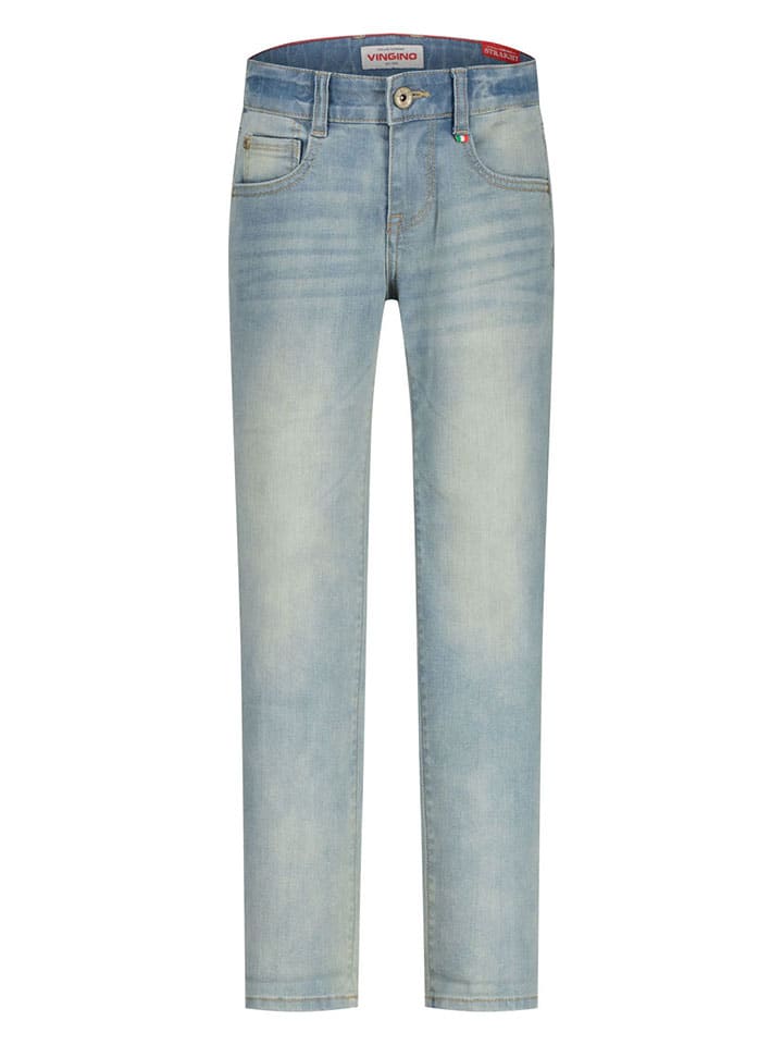 

Джинсы - комфортного кроя - светло-голубого цвета Vingino