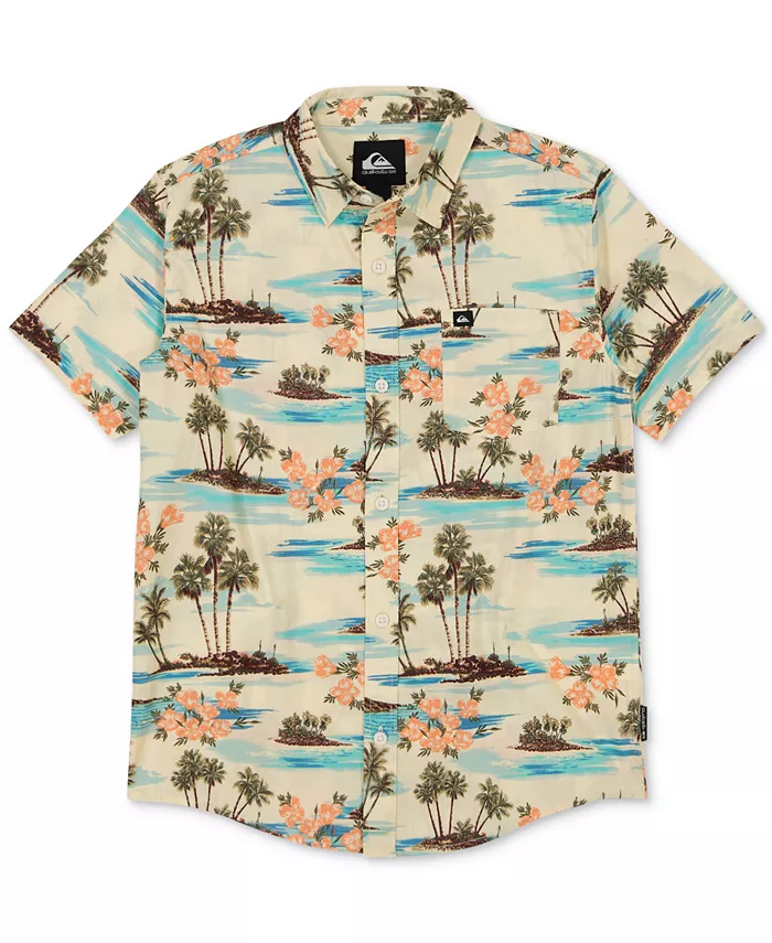

Рубашка из хлопка Big Boys Scenic Classic Woven Quiksilver, желтый