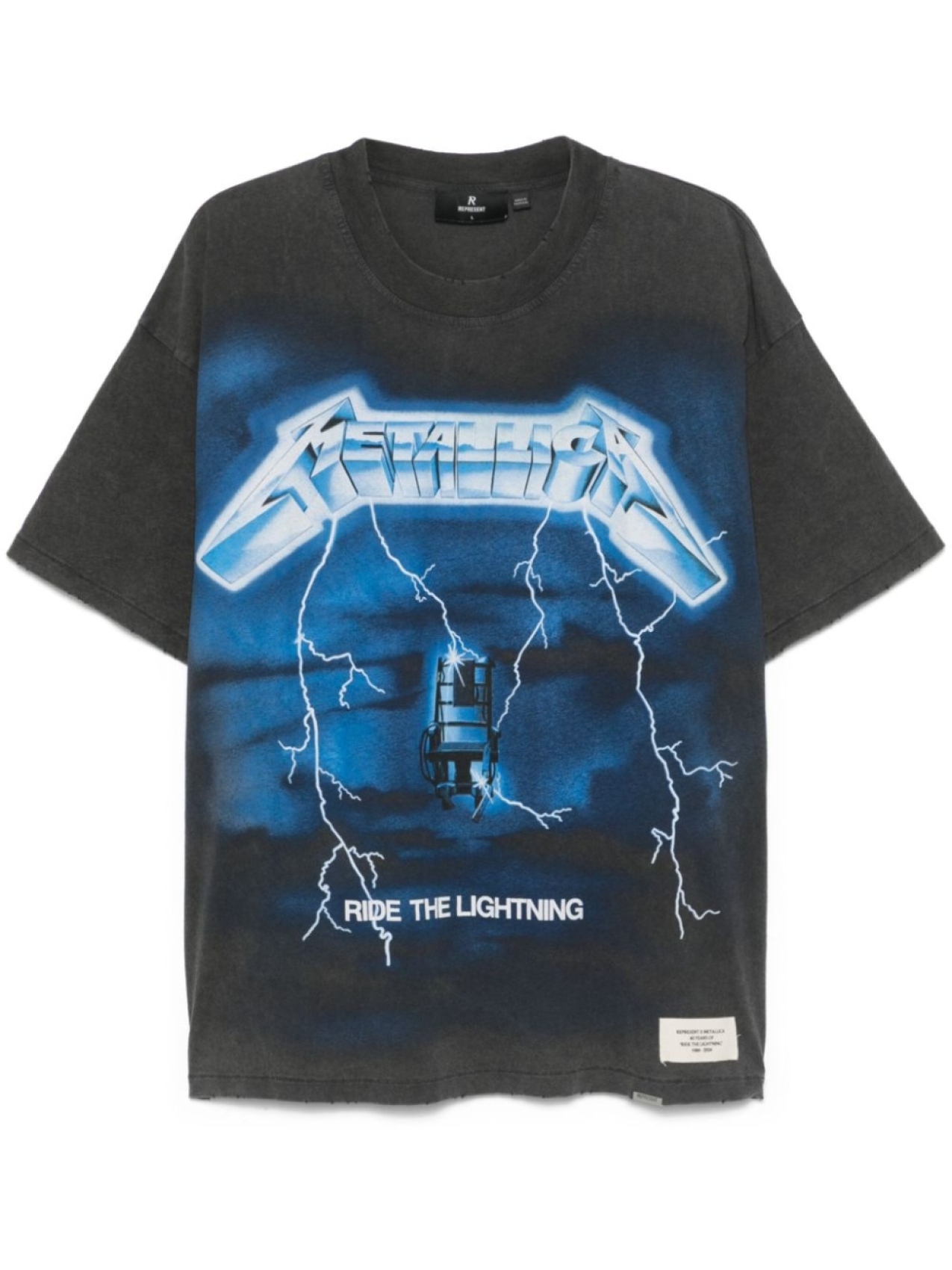 

Футболка Represent x Metallica Ride The Lightning, серый