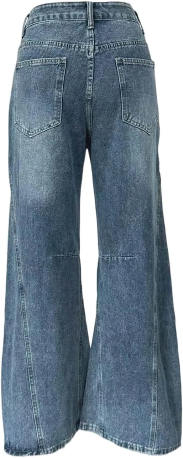 Джинсы Barrel Women High Waisted Wide Leg — фото 4