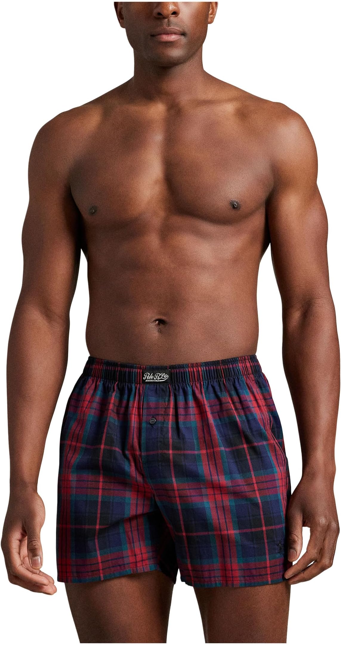 

Боксеры Polo Ralph Lauren Hanging Woven Boxer, цвет Ski Tartan/Polo Black PP
