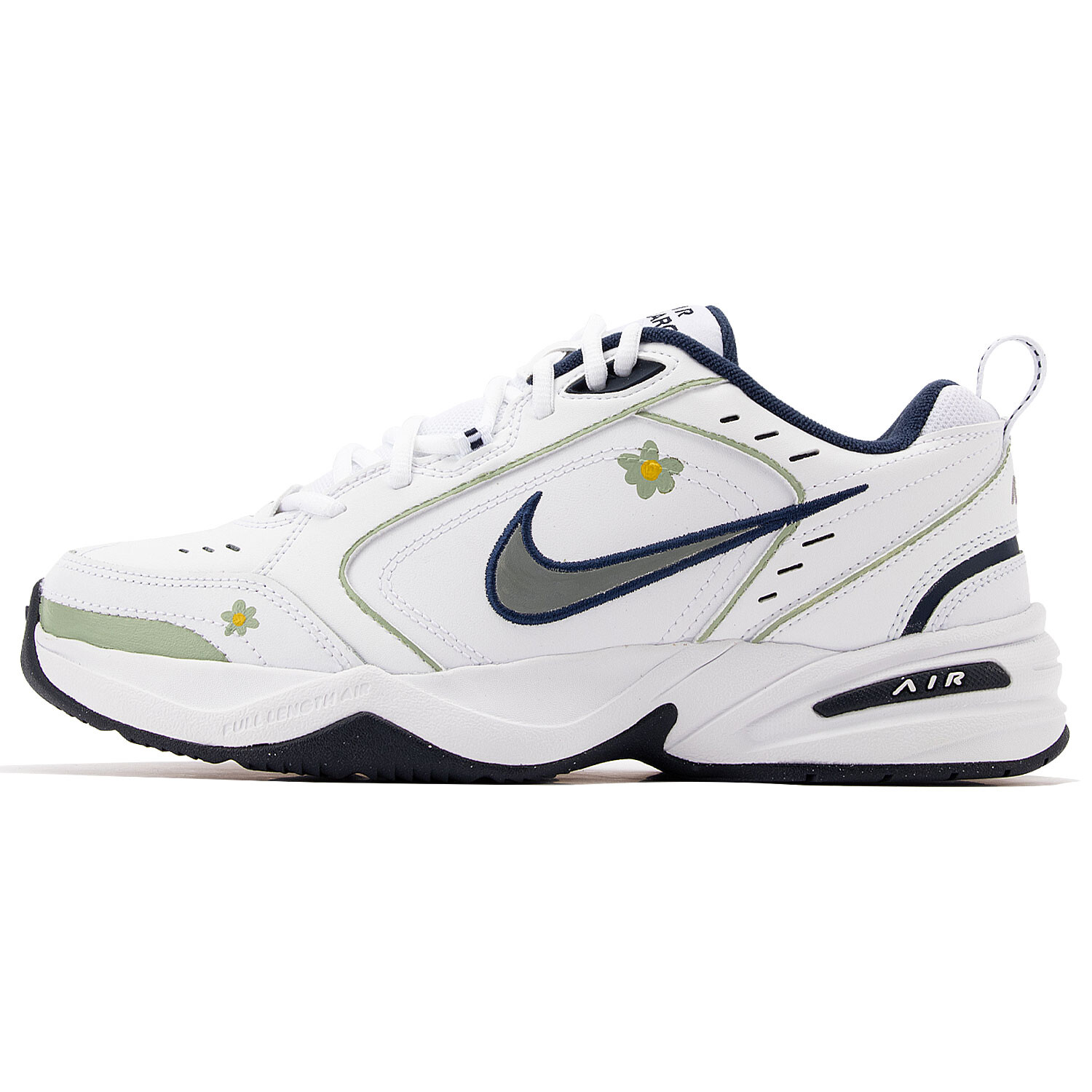 

Кроссовки Nike Air Monarch 4 Chunky Sneakers Unisex Low-top Green/White, зеленый