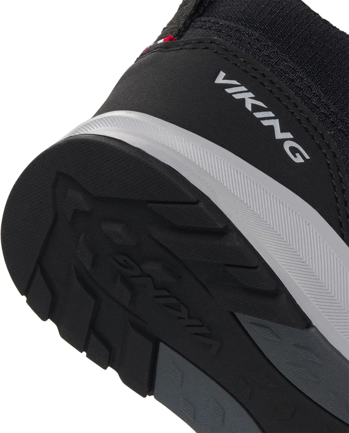 Детские игровые кроссовки Viking Unisex Game Mid GTX 2v для ходьбы, Black Light Grey — фото 2