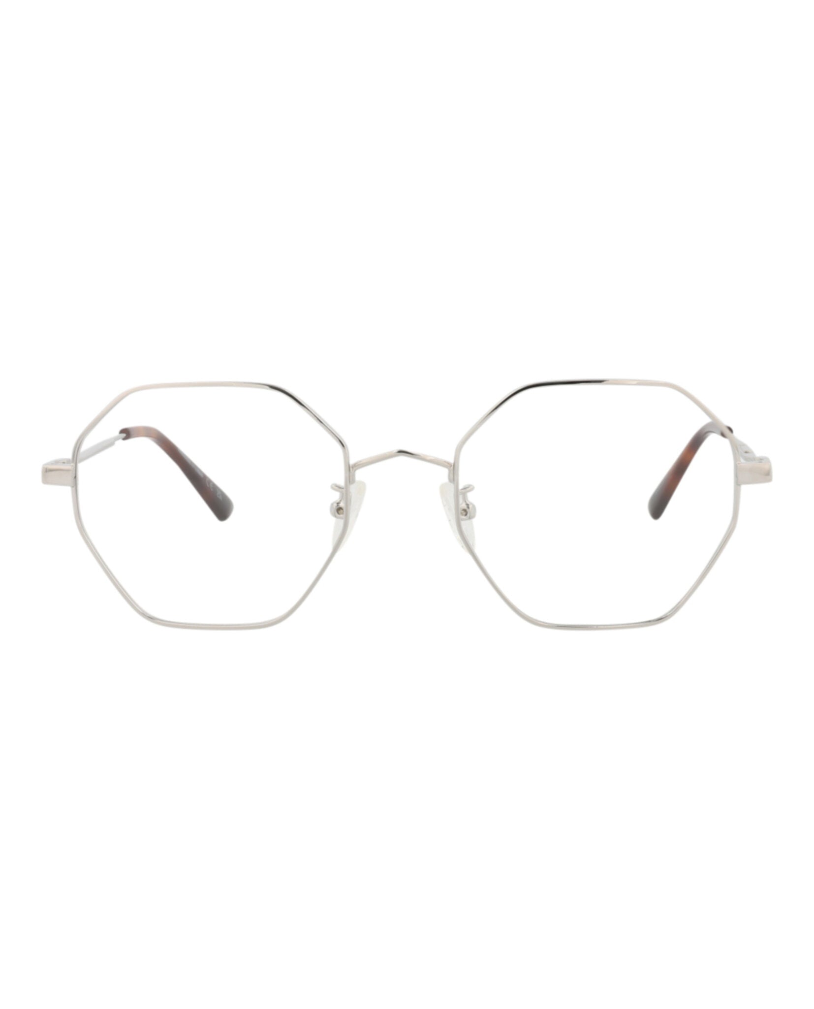 

Металлические оптические оправы с квадратной оправой McQ Alexander McQueen, цвет silver silver transparent