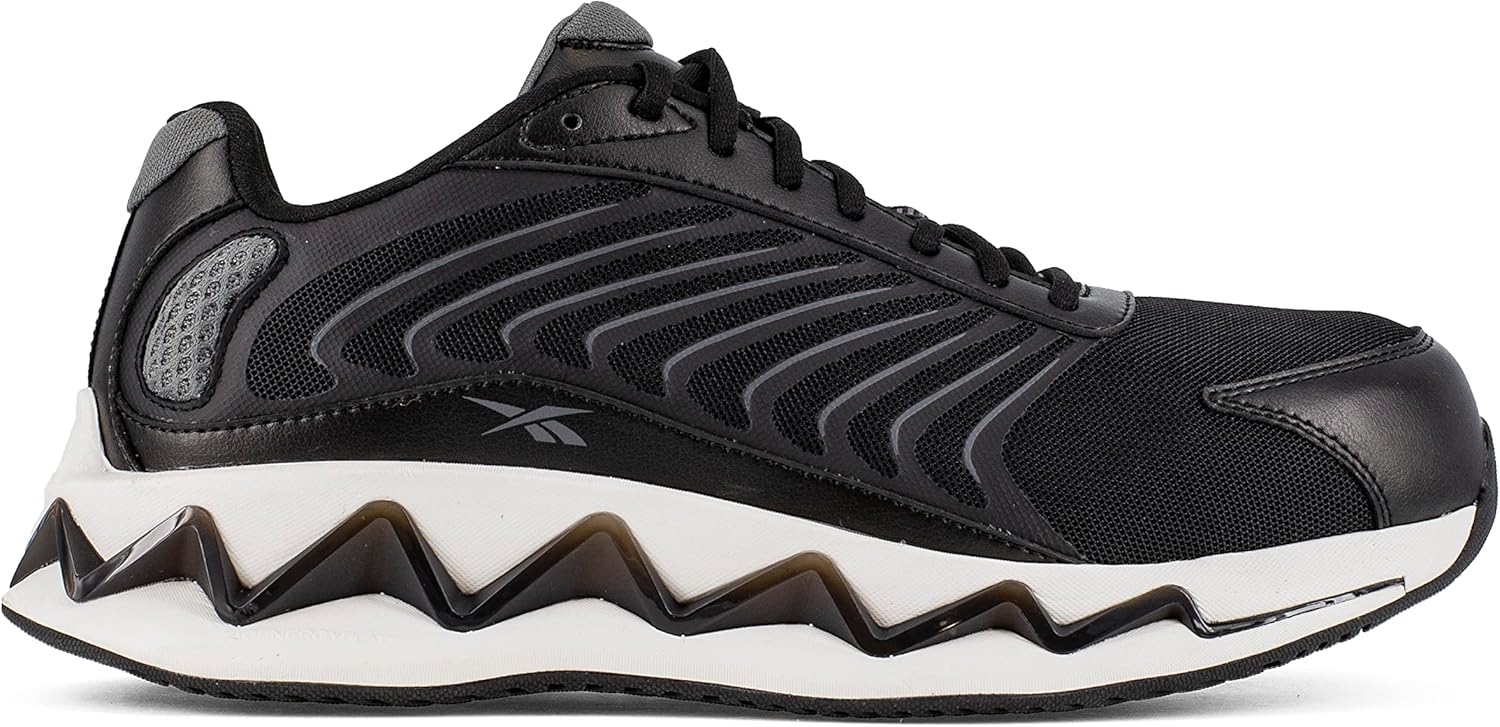Мужские и защитные кроссовки Reebok RB3221 Zig Elusion Heritage черного цвета — фото 2