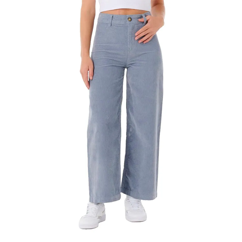 

Брюки Rip Curl Stevie Cord high waist, синий