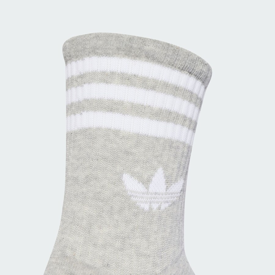 Носки ADIDAS ORIGINALS, цвет mottled grey/Black/White — фото 3