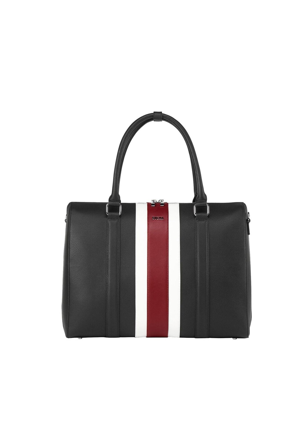 

BB Red Stripe 17 - элегантная женская сумка для ноутбука 17,3 дюйма, синтетическая, легкая, полностью укомплектованная Socha Business Bags, цвет Tricolor