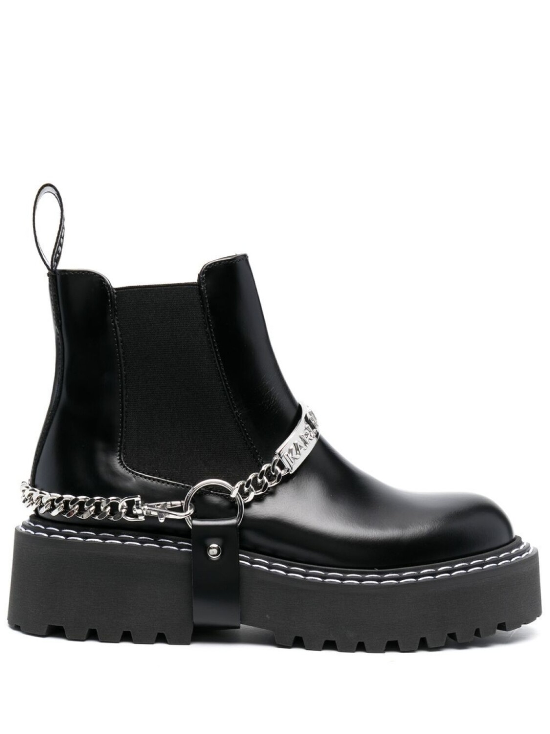 Karl Lagerfeld ботинки Patrol II с цепочкой, черный
