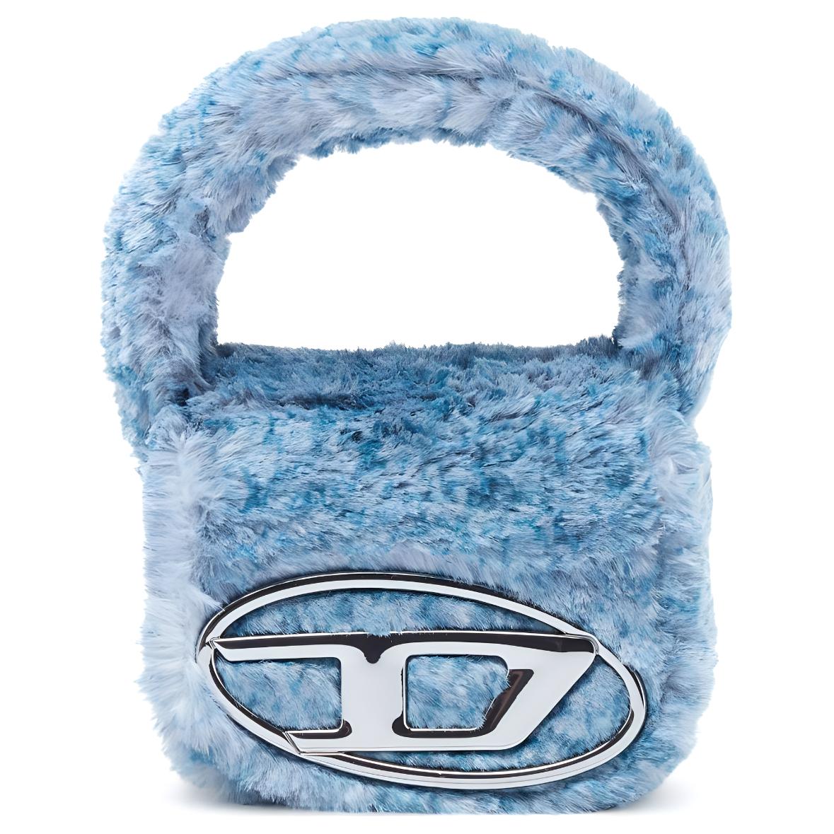 

Полиэстеровая сумка 1DR, клатч, сумка через плечо, кроссбоди очень маленькая женская синяя DIESEL