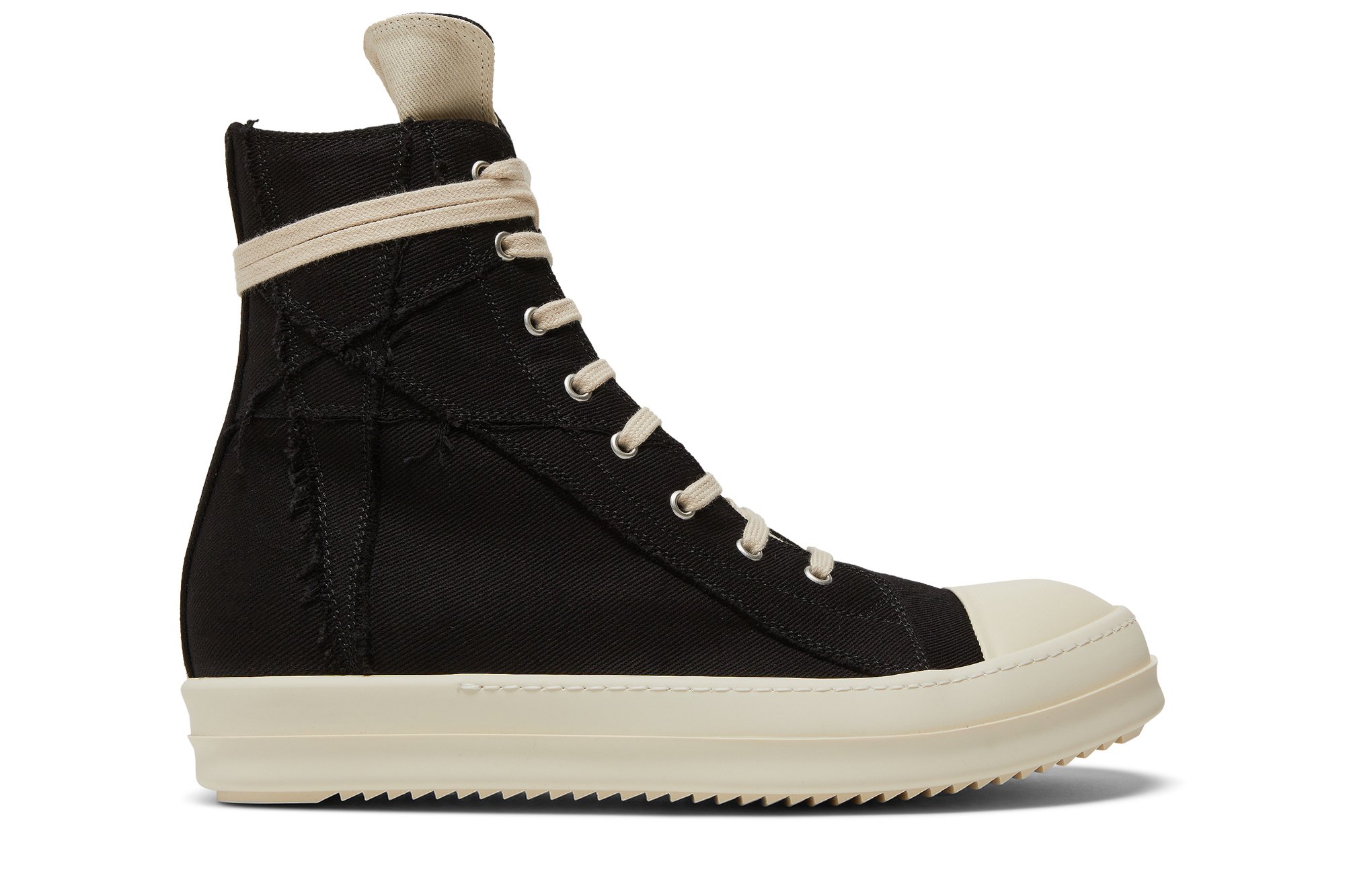 

Высокие кроссовки Rick Owens DRKSHDW Strobe Cotton Denim Penta High, черный