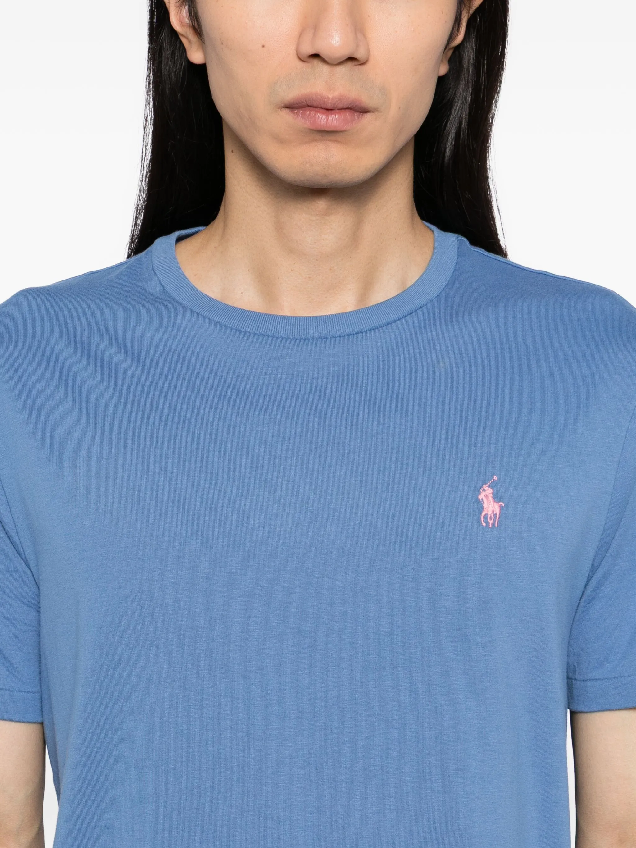 Футболка из джерси с круглым вырезом Polo Ralph Lauren, синий — фото 4