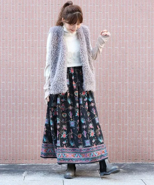 Женская юбка ЧичиКака с принтом — фото 4