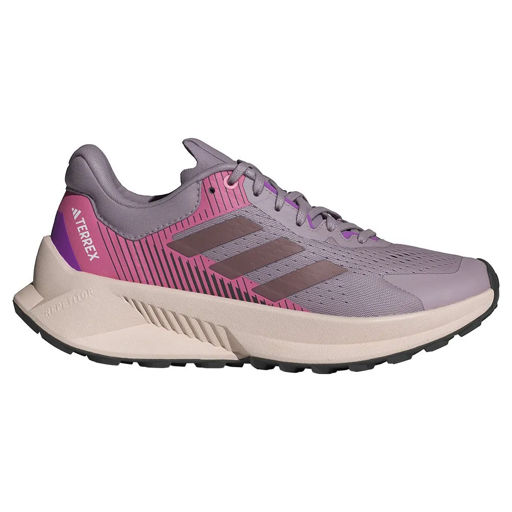 

Походные беговые кроссовки adidas Terrex Soulstride Flow, серый