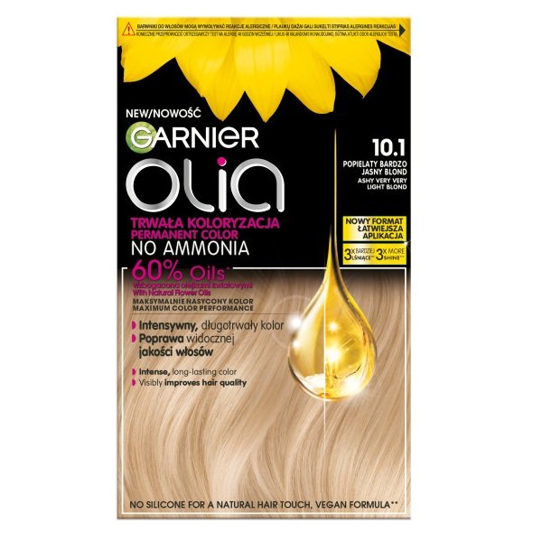 

Garnier Olia Новая краска для волос Пепельный очень светлый блондин 10.1